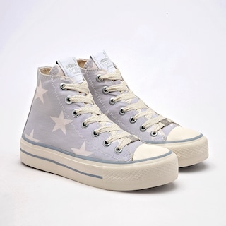 Foto 2 | Foto 2 | Moramora Tenis Urbano Para Mujer Gris Latte