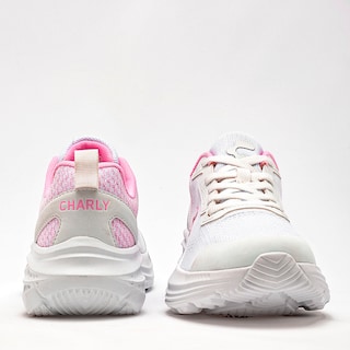 Foto 4 | Foto 4 | Charly Tenis Deportivo Para Mujer Blanco Rosa