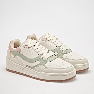 Foto 2 | Foto 2 | Clasben Tenis Urbano Para Mujer Late Verde Rosa