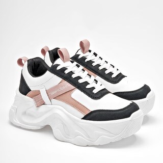 Foto 2 | Foto 2 | Been Class Tenis Urbano Para Mujer Blanco Negro Rosa