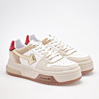 Foto 2 | Foto 2 | Clasben Tenis Urbano Para Mujer Beige Multicolor
