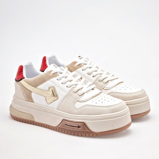 Foto 2 | Foto 2 | Clasben Tenis Urbano Para Mujer Beige Multicolor