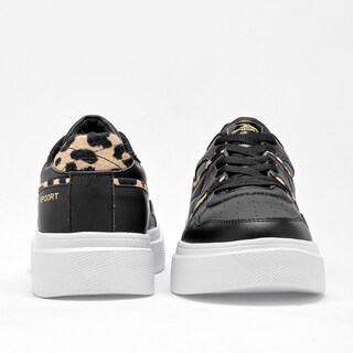 Foto 4 | Foto 4 | Apoort Tenis Urbano Para Mujer Negro Beige