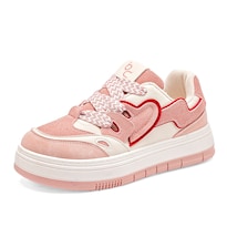 Been Class Tenis Urbano Para Mujer Rosa Late Rojo Importado