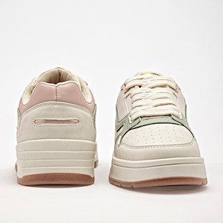 Foto 4 | Foto 4 | Clasben Tenis Urbano Para Mujer Late Verde Rosa