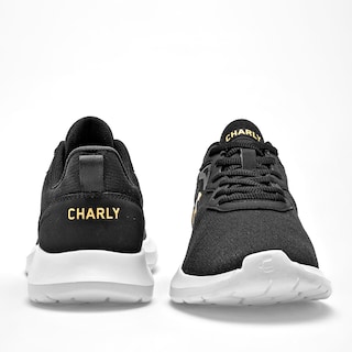 Foto 4 | Foto 4 | Charly Tenis Deportivo Para Mujer Negro Dorado