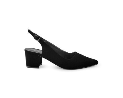 Foto 2 | Foto 2 | Zapatilla Color Negro Stiletto Destalonado Material Buck