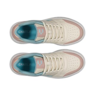 Foto 4 | Foto 4 | Tenis Charly Mujer Casuales Comodo Court Versatil Beige