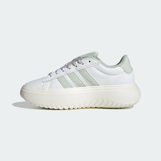 Foto 3 | Foto 3 | Tenis De Plataforma Grand Court Adidas Blanco Mujer
