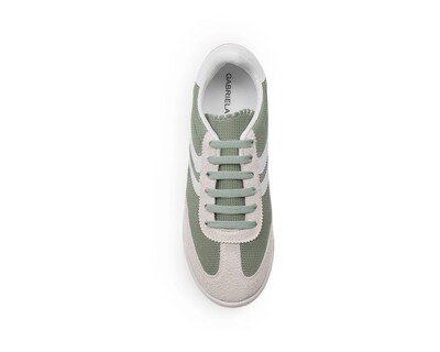 Foto 3 | Foto 3 | Tenis Color Verde Rayas Beige Material Textil