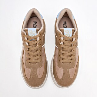 Foto 3 | Foto 3 | Moonbeat Tenis Urbano Para Mujer Camel Azul