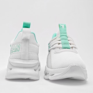 Foto 4 | Foto 4 | American Fire Tenis Deportivo Para Mujer Blanco Verde