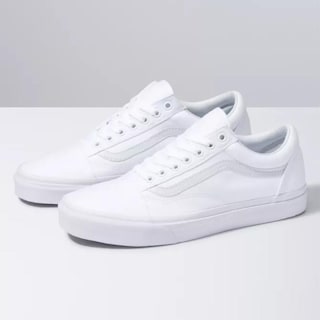 Foto 2 | Foto 2 | Tenis Vans Mujer Originales Old Skool color Blanco