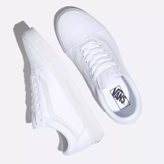 Foto 3 | Foto 3 | Tenis Vans Mujer Originales Old Skool color Blanco