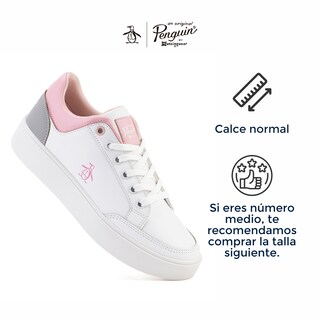 Foto 6 | Foto 6 | Tenis Original Penguin OP100355W color Blanco Style Janny