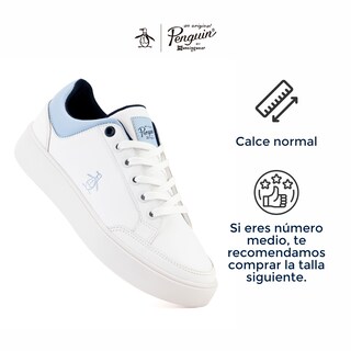 Foto 6 | Foto 6 | Tenis Original Penguin OP100354W color Blanco Style Janny