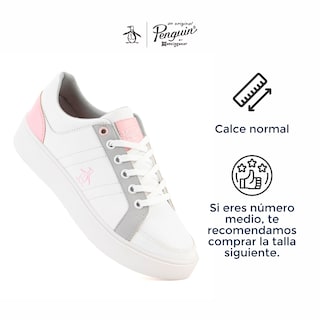 Foto 6 | Foto 6 | Tenis Original Penguin Style Lissa Blanco-gris