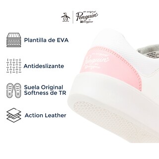 Foto 5 | Foto 5 | Tenis Original Penguin Style Lissa Blanco-gris