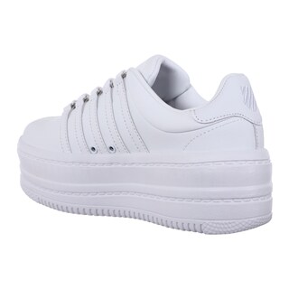 Foto 3 | Foto 3 | Tenis para Mujer K-swiss Calssic Plataform Blanco
