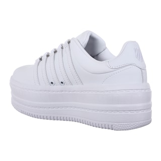 Foto 3 | Foto 3 | Tenis para Mujer K-swiss Calssic Plataform Blanco