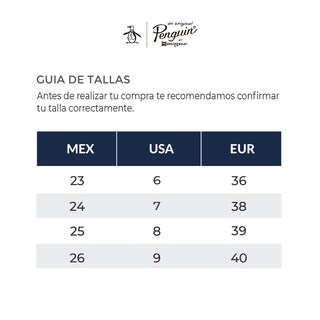 Foto 5 | Foto 5 | Tenis para Mujer Original Penguin Penélope Azul Marino