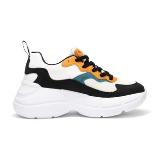 Foto 3 | Foto 3 | Tenis 360 Filadelfia Sneaker Deportivo Blanco-naranja