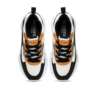Foto 4 | Foto 4 | Tenis 360 Filadelfia Sneaker Deportivo Blanco-naranja