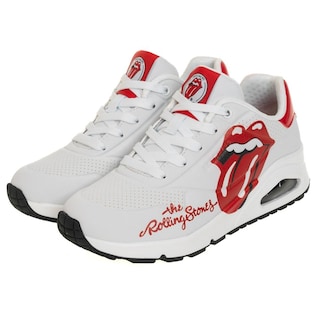 Foto 2 | Foto 2 | Tenis Skechers Uno Rolling Stones Blancos para Mujer