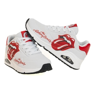 Foto 4 | Foto 4 | Tenis Skechers Uno Rolling Stones Blancos para Mujer