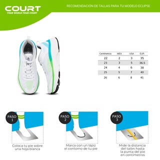 Foto 8 | Foto 8 | Tenis Court Blancos para Mujer