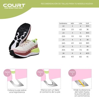 Foto 8 | Foto 8 | Tenis Deportivos Court | Eclipse De Mujer