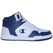Tenis Champion 30n3 Court Hi Para Mujer. Cas10518w Azul Marino