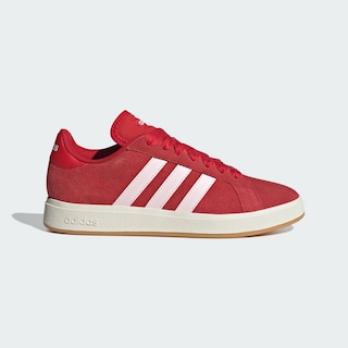 Foto 2 | Foto 2 | Tenis Grand Court Base 00s Adidas Rojo Mujer