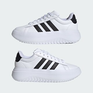 Foto 8 | Foto 8 | Tenis Adidas Grand Court Platform Blancos para Mujer