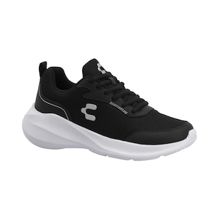 Foto 1 | Foto 1 | Tenis Charly 59886 Originales Para Mujer Textil Suaves Negro Deportivos 22 A 27