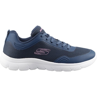 Foto 1 | Foto 1 | Tenis Mujer Skechers Textil Comodos Sports Versatil Textiles Azul