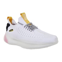 Tenis Lotto Hermes W Color Blanco-Rosa Para Mujer