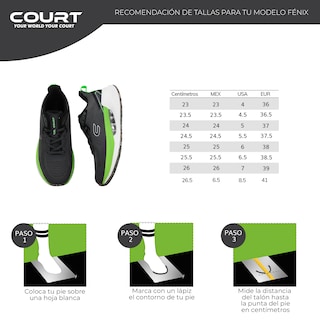 Foto 8 | Foto 8 | Tenis Deportivos Court Fenix para Mujer