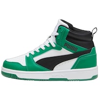 Tenis Puma Rebound V6 Mid Jr Verdes Unisex