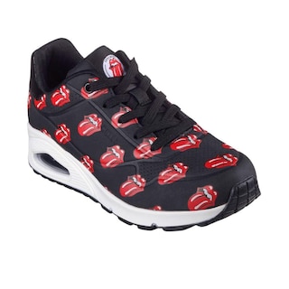 Foto 2 | Foto 2 | Tenis Skechers Uno X Rolling Stones Color Negro Para Mujer