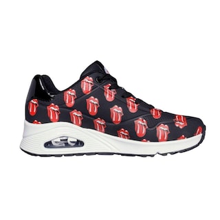 Foto 5 | Foto 5 | Tenis Skechers Uno X Rolling Stones Color Negro Para Mujer