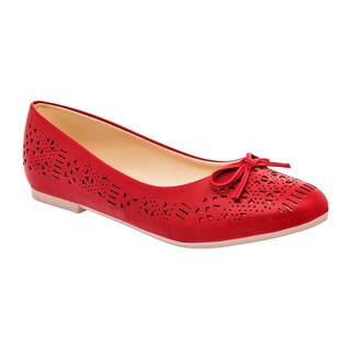 Foto 1 | Foto 1 | Flats Exterior Piel Sintético RBCOLLECTION Color Rojo Para Mujer