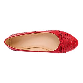 Foto 2 | Foto 2 | Flats Exterior Piel Sintético RBCOLLECTION Color Rojo Para Mujer