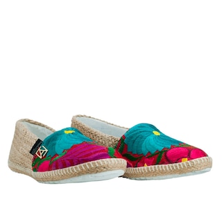 Foto 1 | Foto 1 | Alpargata A Ángelozano De Piso Con Telar Artesanal Color Rojo