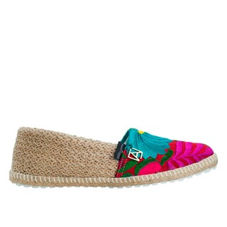 Foto 2 | Foto 2 | Alpargata A Ángelozano De Piso Con Telar Artesanal Color Rojo