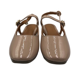 Foto 2 | Foto 2 | Flats Bailarina Zenda Shoes Beige con Hebillas