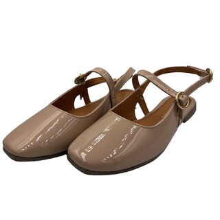Foto 3 | Foto 3 | Flats Bailarina Zenda Shoes Beige con Hebillas