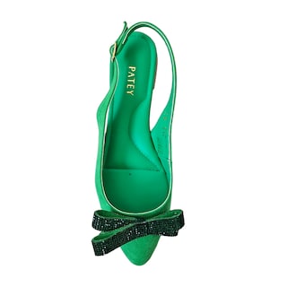 Foto 3 | Foto 3 | Flat Verde Moño Cristal Patey Woman