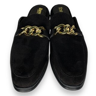Foto 7 | Foto 7 | Flats Mules Prisco David Serrano, 541PRINGRO, Color Negro Con Cadena