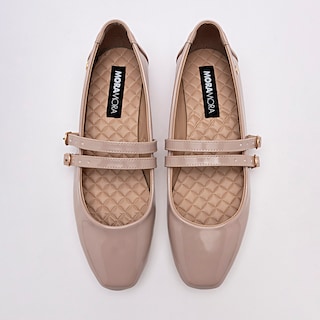 Foto 3 | Foto 3 | Moramora Balerina Para Mujer Beige